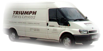 Triumph Paints Deliver Industrial Paints and Coatings to your business